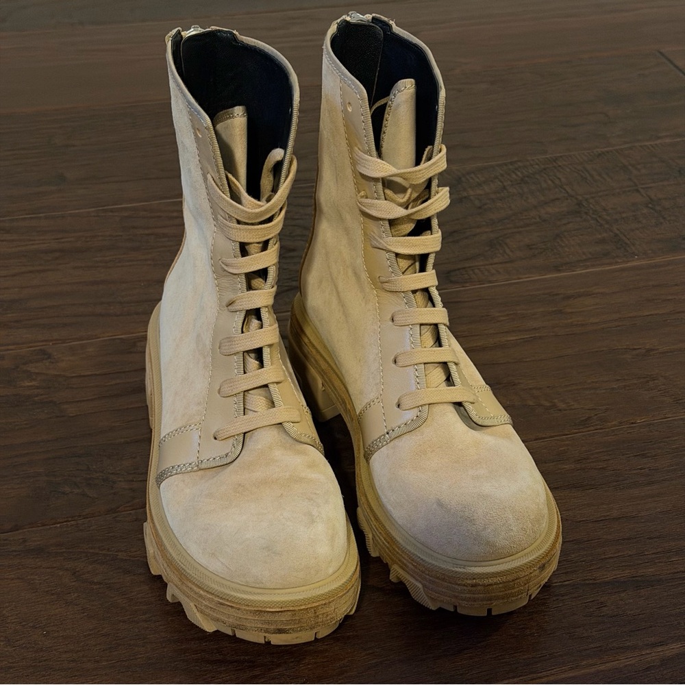 Rag & Bone Beige Leather Boots